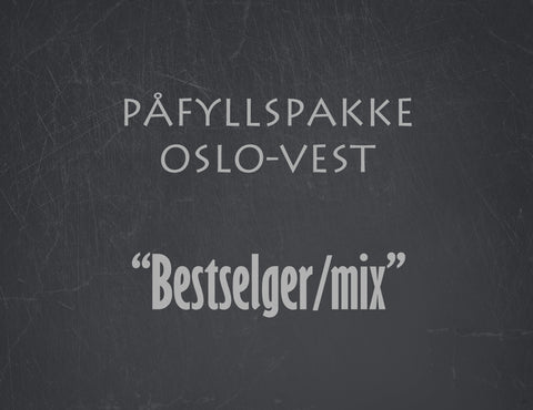 Refills pakke Oslo Vest - Bestseller / mix