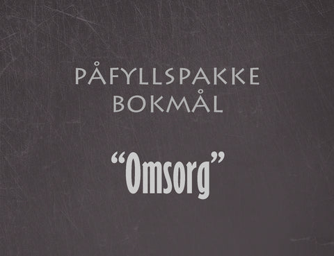 Bokmål-pleje