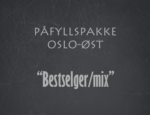 Påfyllspakke Oslo Øst -  Bestselger / mix