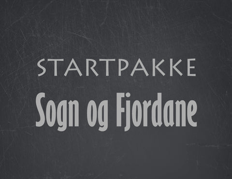 STARTPAKKE - Sogn og Fjordane (1000 stk.)
