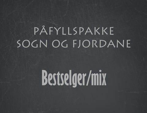 Påfyllspakke Sogn og Fjordane - Bestselger/mix